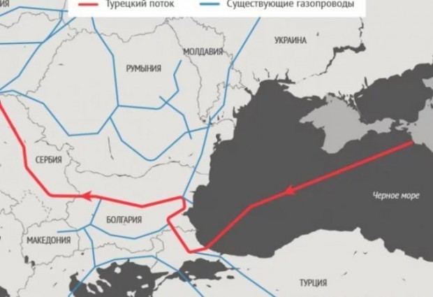 Газопроводът Турски поток ще бъде въведен в експлоатация до края